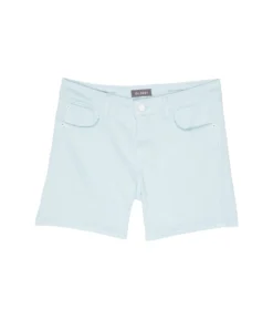 DL1961 Kids Piper Knit Cuffed Shorts In Clearwater