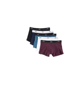 BOSS 5-Pack Bold Logo Cotton Stretch Trunks