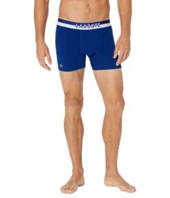 Lacoste Casual Lifestyle Neon Waistband Boxer Briefs 3-Pack