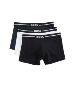 BOSS 3-Pack Bold Logo Cotton Stretch Trunks
