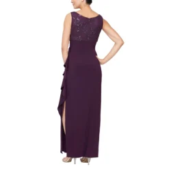 Alex Evenings Long Empire Waist Embroidered Jacket Dress With Jacket And Cascade Detail Skirt -Madewell Sales Store 61InCf54oiL