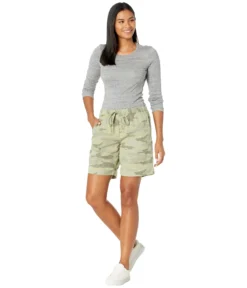 Dylan By True Grit Sun-Washed Cotton Camo Bermuda Tie Shorts -Madewell Sales Store 61KyJLm7EwS