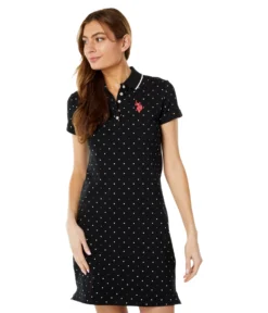 U.S. POLO ASSN. Dot Polo Dress