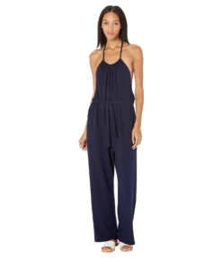 MONROW Supersoft Halter Jumpsuit