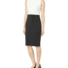 Calvin Klein Scuba Sheath With Color-Block Detail