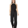 MARINA Crepe Jumpsuit With Farj