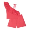 HABITUAL Girl Ruffle Shorts Set (Big Kids)