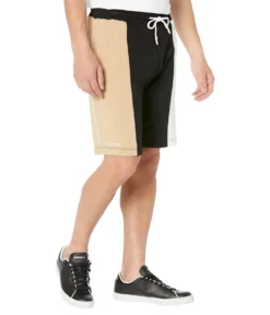 Karl Lagerfeld Paris Color-Blocked Shorts