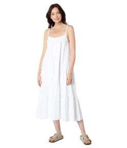Dylan By True Grit Marne 100% Cotton Tank Dress