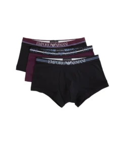 Emporio Armani Pure Cotton Trunks 3-Pack
