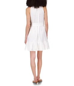 MICHAEL Michael Kors Eyelet Mock Neck Belted Mini Dress -Madewell Sales Store 61mW5cGsrRL