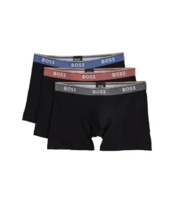BOSS 3-Pack Multicolor Bold Logo Boxer Briefs