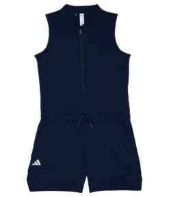 Adidas Golf Kids 1/2 Zip Short Sleeve Romper (Little Kids/Big Kids)