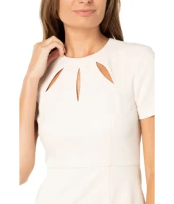 Maggy London Scuba Crepe Cutout Midi Dress -Madewell Sales Store 61zjmd RA8L