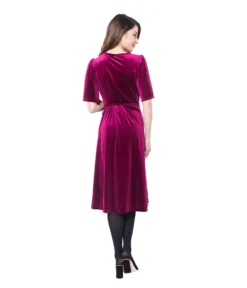 NOM Maternity Genevieve Maternity + Nursing Velvet Wrap Dress -Madewell Sales Store 710QZMTNCqL