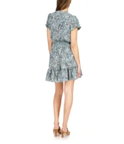 MICHAEL Michael Kors Paisley Short Sleeve Wrap Dress -Madewell Sales Store 710cmWqEjLL