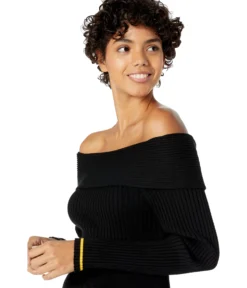 MILLY Off-the-Shoulder Fitted Dress -Madewell Sales Store 712Pi1ytodL