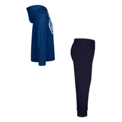 Hurley Kids Cloud Slub Long Sleeve Hooded T-Shirt And Joggers Two-Piece Outfit Set (Little Kids) -Madewell Sales Store 715lWGVqPYL