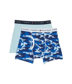 Tommy Hilfiger Kids Camo Print 2-Pack Boxer Briefs (Little Kids/Big Kids)