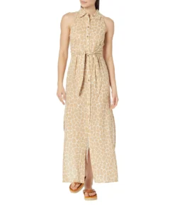 MICHAEL Michael Kors Giraffe Maxi Tie Dress