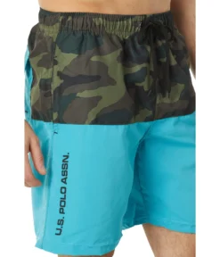 U.S. POLO ASSN. USPA Color-Block Camo Swim Shorts -Madewell Sales Store 71Fhryzgj8L