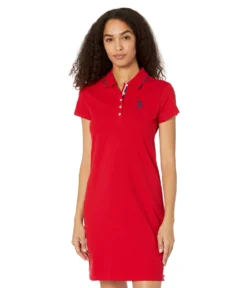 U.S. POLO ASSN. Solid Polo Dress