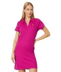 U.S. POLO ASSN. Y' Placket Polo Dress