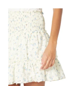 1.STATE Smocked Waist Tiered Ruffle Mini Skirt -Madewell Sales Store 71Xg5agBh1S
