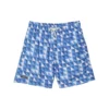 Toobydoo Geo Blue Classic Swim Shorts (Toddler/Little Kids/Big Kids)