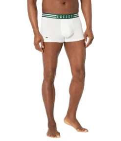 Lacoste 3-Pack Casual Cotton Stretch Signature Branding Cotton Stretch Trunks -Madewell Sales Store 71fqUHgfq6L