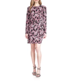 MICHAEL Michael Kors Pop Paisley Wrap T-Shirt Dress