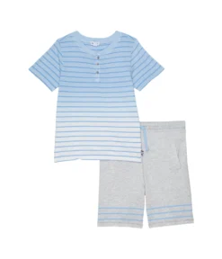 Splendid Littles Dip-Dye Henley Top & Shorts Set (Toddler/Little Kids/Big Kids)