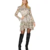 Ted Baker Aishia Ruffle Mini Shirtdress