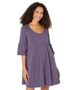 PACT Revive Flutter Sleeve Dress