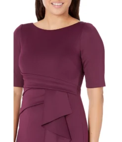 Vince Camuto Scuba Boat Neck Wrap Waist Dress -Madewell Sales Store 71vEZ6aJnpL