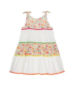 PEEK Tiered Dress With Jumbo Ric Rac (Toddler/Little Kids/Big Kids)