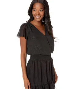MICHAEL Michael Kors Crinkle Short Sleeve Wrap Dress -Madewell Sales Store 71yCCL9aizL