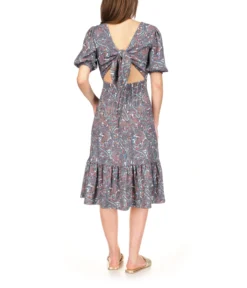 MICHAEL Michael Kors Print Tie Back Midi Dress -Madewell Sales Store 81 wFqNvyOL