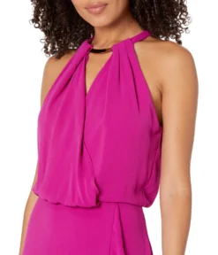 XSCAPE Midi Crepe Ruffle Blouson -Madewell Sales Store 816NzaG97SL