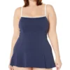 BEACH HOUSE Solid Pique Liza Swimdress With Underwire And Binding