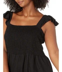 Madewell Plus Linen-Blend Lucie Smocked Romper -Madewell Sales Store 819mO QGx1L