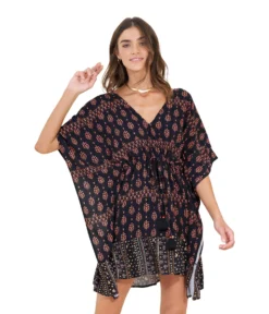 Maaji Bagh Bluebell Kaftan