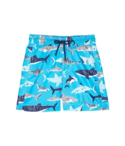 Hatley Kids Deep Sea Sharks Swim Trunks (Toddler/Little Kids/Big Kids)