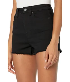 Buffalo David Bitton High-Rise Cutoffs Shorts/Joan In Black -Madewell Sales Store 81DImeNDSL