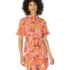 Donna Morgan Printed Mini Shirtdress