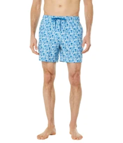 Southern Tide 6" Hawaiian Floral Swim Trunks
