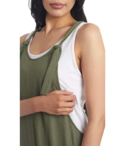 Everly Grey Jodi Maternity/Nursing Short Overall -Madewell Sales Store 81dD4Us2PKL