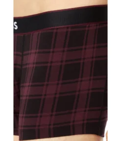 BOSS Bold Logo Plaid Cotton Stretch Trunks -Madewell Sales Store 81kpVuHiieL