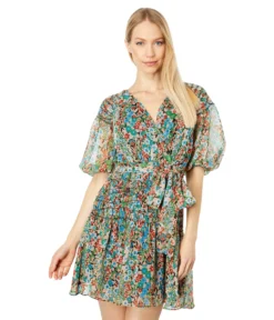 Ted Baker Tiania Smock Panel Wrap Mini Dress