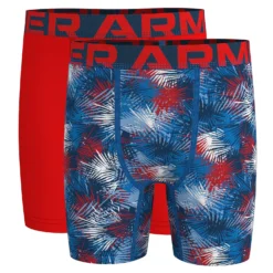 Under Armour Kids Palm Americana 2-Pack Boxer Set (Big Kids)